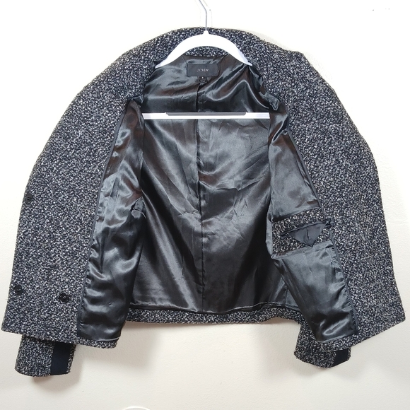 J. Crew Marled Boucle Knit Jacket Wool Blend - Picture 7 of 16